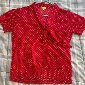 TRISTAN 1950’s inspire Polka Dots Shirt